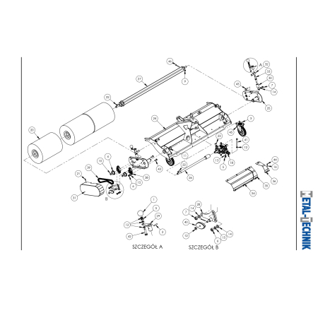 Części zamienne - Zamiatarka MTS